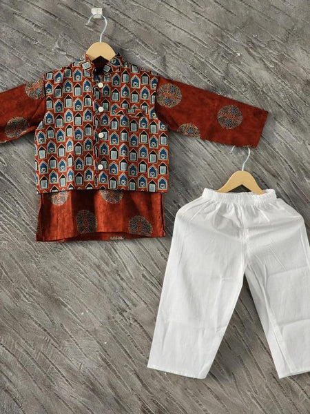 Kurta Pajama and Jacket set