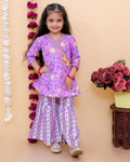 Angarakha Kurta with sharara Set-S952