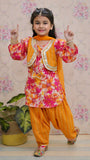 PATIALA SALWAR AND ATTACHED JACKET SET-S2020