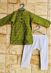 Kurta and pajama set green