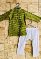 Kurta and pajama set green
