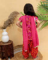 PATIALA SALWAR AND ATTACHED JACKET SET-S177