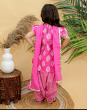 PATIALA SALWAR AND ATTACHED JACKET SET-S176