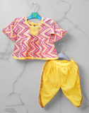 Girl dhoti yellow-S2231