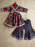 Nyra Cut Kurti Sharara And Dupatta Set-S328