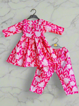 Cotton Co-ord Set Pink 🩷-S369