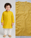 Cotton Lurex kurta and Pajama Set