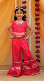 Shrug Choli And Sharara Set-S818