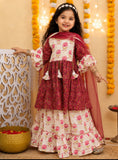 GIRL KURTI SKIRT AND DUPATTA SET-S2126