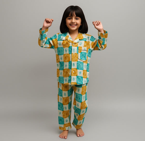 Unisex Cotton Night Suit-S1176