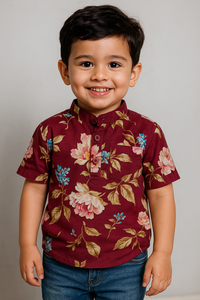Cotton Shirt 🍷-S458