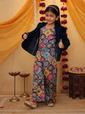 COTTON CO-ORD SET WITH VELVET JACKET-S742