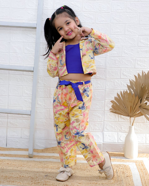 3 piece Cotton Co-Ord Sets-S1370