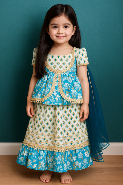 Lehanga Choli And Dupatta Set-S883