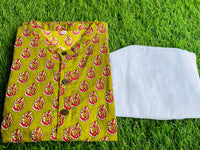 Cotton kurta Pajama Set