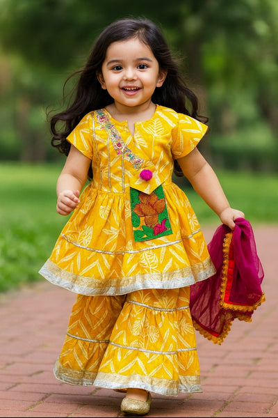 KURTI SHARARA AND DUPATTA SET-S1229
