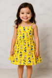 Cotton frock with elastic-S1254