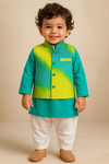 Boy kurta pajama and jacket set 🔰-S667