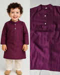 Cotton Lurex kurta and Pajama Set