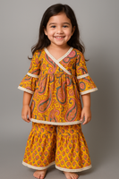 Kurti Sharara set flower pattern-S2005