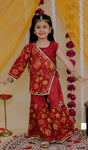 Shrug Choli And Sharara Set-S2241