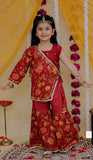 Shrug Choli And Sharara Set-S2241