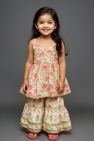 KURTI AND SHARARA SET-S2373