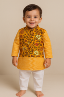 Boy jacket set yellow-S318