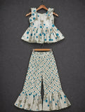 INDO WESTERN CO-ORD SETS🩵-S601