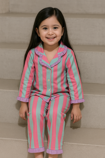 Unisex Cotton Night Suit-S247
