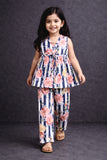 Sleeveless Co-ord set 💙-S2156