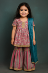 Kurti sharara and dupatta Set 🩷-S81