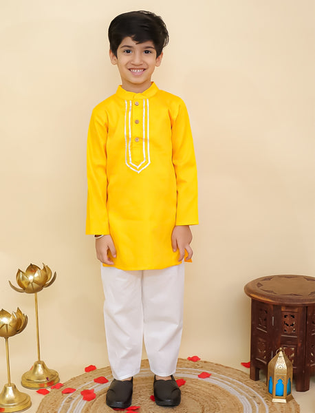 Kurta Pajama Set glace cotton-S2088