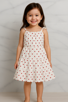 Cotton frock with elastic-S1253