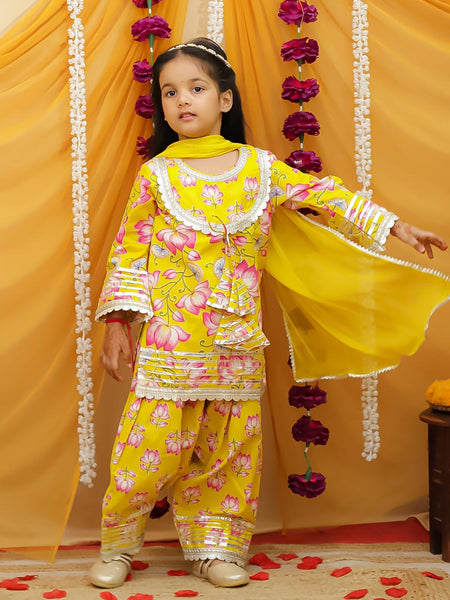 KURTI DUPATTA AND FARSI SALWAR