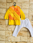 Boy kurta pajama and jacket set 🌼-S663