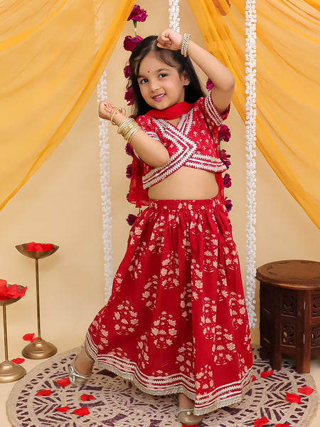 Designer Lehanga Choli And Dupatta Set-S1139