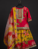 Heavy Cotton Lehanga Choli And Dupatta Set-S5000