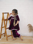 Velvet Suit for girl-S2313