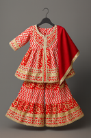 Kurti Sharara And Dupatta Set-S162