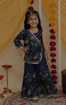 Shrug Choli And Sharara Set