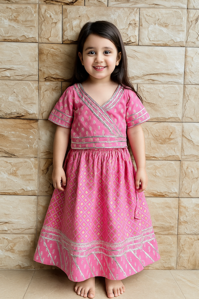 Cotton lehanga choli set-S2066