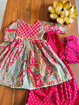 KURTI SHARARA AND DUPATTA SET