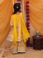 KURTI SHARARA AND DUPATTA SET-S626