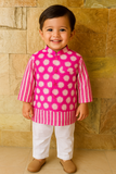 Pink jacket set-S309