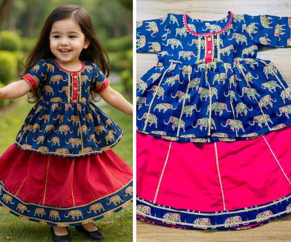 Kurti and lehanga set-S2083