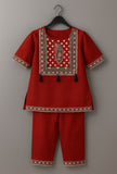 CO-ORD SET WITH YOG WORK-S500