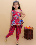 Girl Dhoti And Kurti Set 🍷-S471