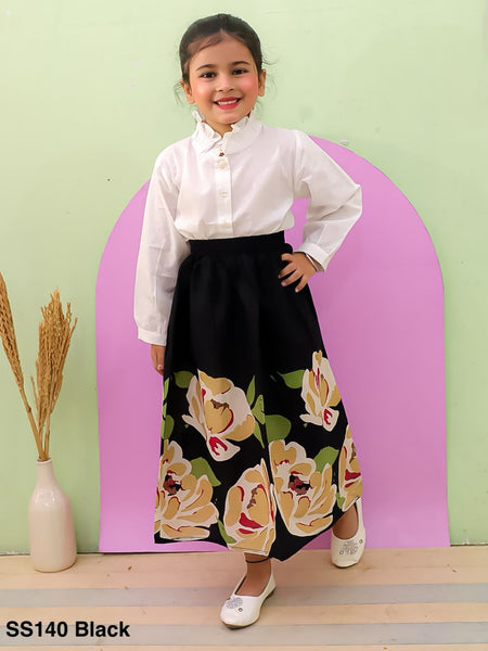 Shirt and Skirt Set-S2419