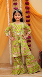 Shrug Choli And Sharara Set-S819